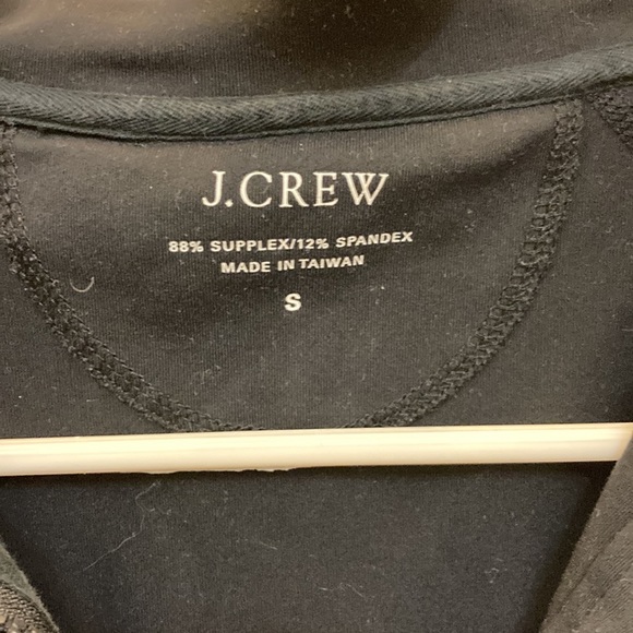 J. Crew Activewear Tech Black Zip Up Jacket S - Picture 3 of 5